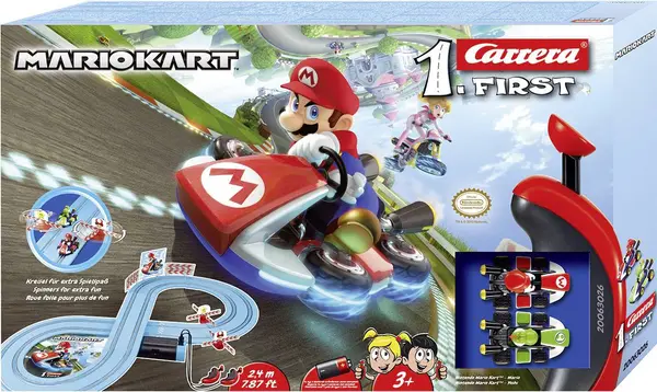 Pistă de curse Carrera - Mario și Yoshi, 2,4 m