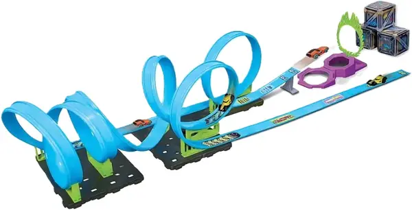Pista de curse Maisto Cyber Racers - Dual Race Challenge, cu două cărucioare