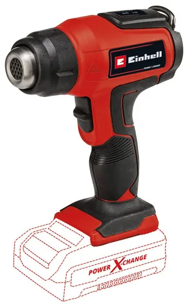 Pistol cu aer cald cu acumulator Einhell - Power X-Change, TE-HA 18 Li, Solo