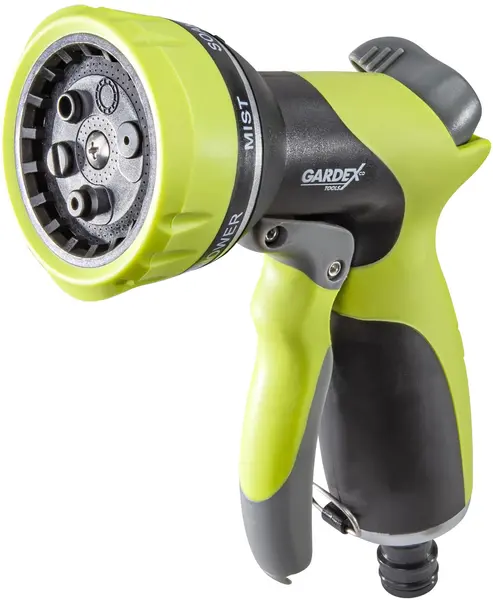 Pistol de udare Gardex - Luxe, 6 funcții, conexiune rapidă