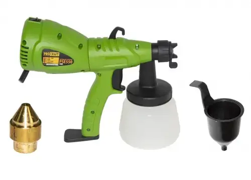 Pistol de vopsit Procraft PSE 550 electric, 550 W, 30000 rotatii, 1.5/1.8mm, 640 ml/min