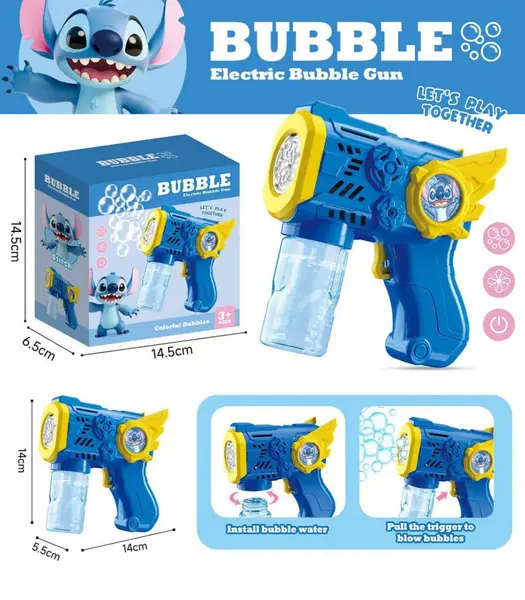 Pistol pentru baloane de sapun Stitch