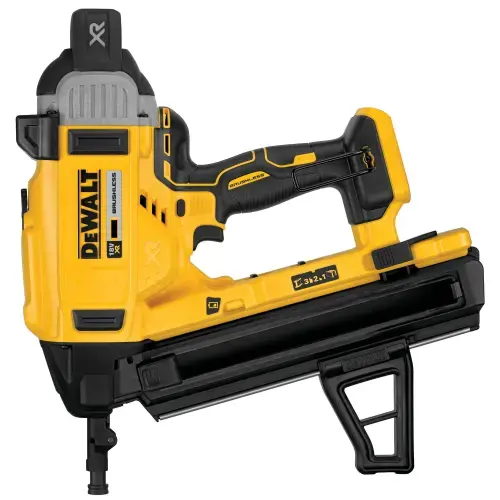 Pistol pentru batut cuie in beton pe acumulator DeWALT DCN890N, 18V XR, motor fara perii, diametru cuie 2.6-3.7 mm, lungime cuie 13-57 mm, magazie cuie cu unghi de 15 grade, agatatoare curea, cutie transport TSTAK, nu include incarcator/acumulatori