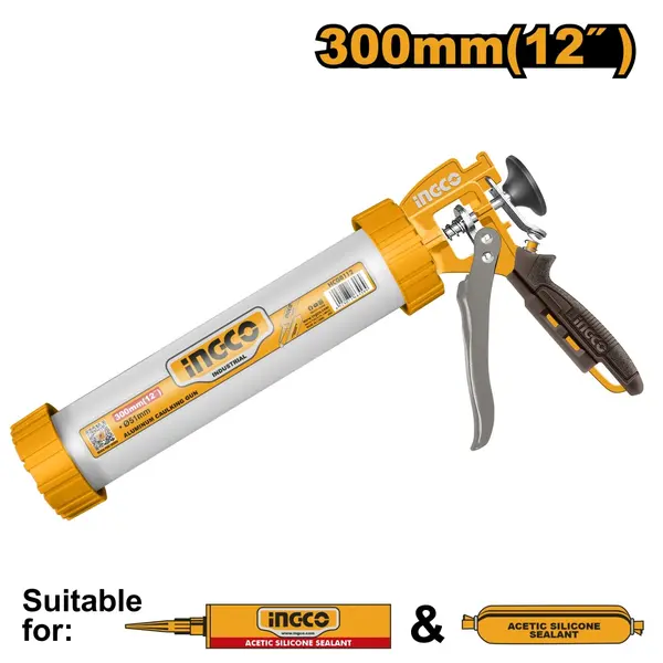 Pistol Silicon 9" Aluminiu INGCO HCG0109