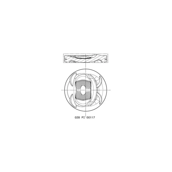 Piston MAHLE 028 PI 00117 000