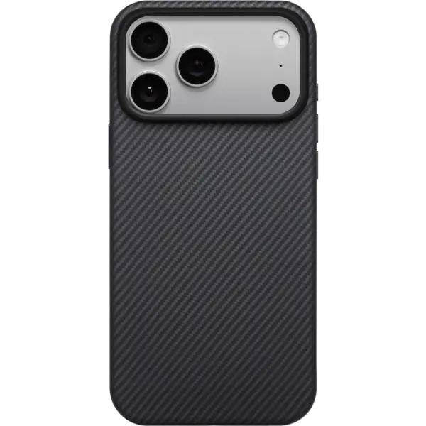 Pitaka Carcasa Pitaka Aramid UltraGuard compatibila cu iPhone 17 Pro, Negru/Gri