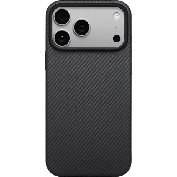 Pitaka Carcasa Pitaka Aramid UltraGuard compatibila cu iPhone 17 Pro Max, Negru/Gri