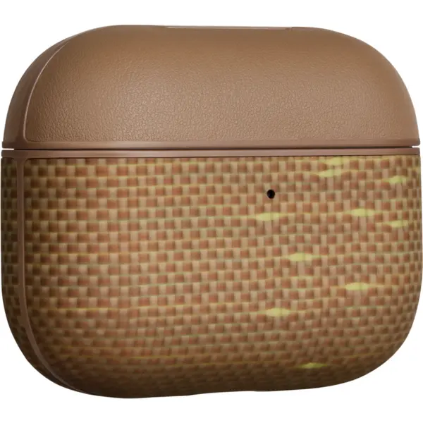 Pitaka Carcasa Pitaka pentru Airpods Pro 3, Fibra de Aramida, Golden Glint Auriu