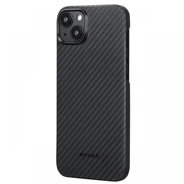 Pitaka Husa MagEZ 4 Aramida 1500D iPhone 15 Plus, MagSafe Negru / Gri