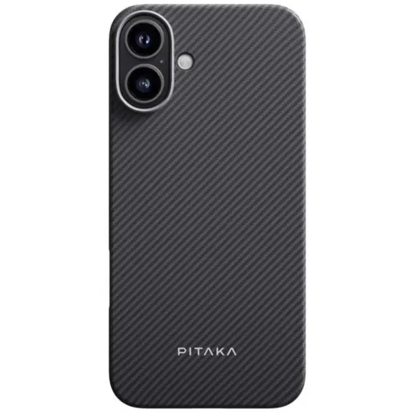 Pitaka Husa Pitaka MagEZ 5 600D MagSafe, pentru iPhone 16 Plus, Negru/Gri