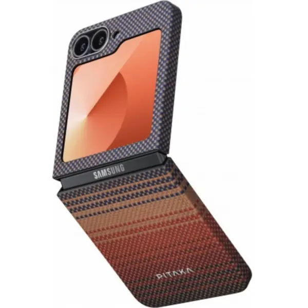 Pitaka Husa Pitaka MagEZ 5 Sunset Ultra Slim pentru Samsung Galaxy Z Flip 6, Sunset