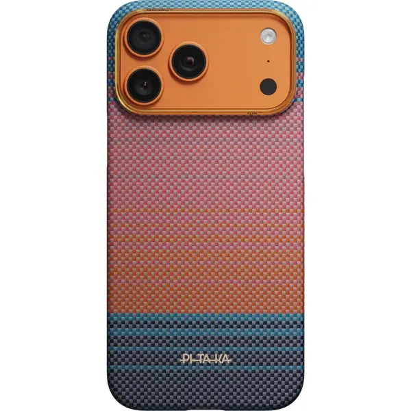 Pitaka Husa Pitaka pentru iPhone 17 Pro Max, PitaTap™ Edge Case, California Dream 04
