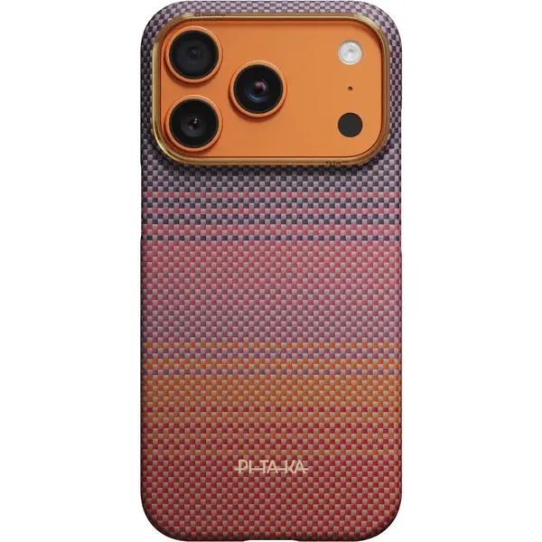 Pitaka Husa Pitaka pentru iPhone 17 Pro, PitaTap™ Edge Case, California Dream 02
