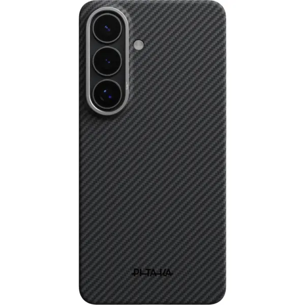 Pitaka Husa Pitaka pentru Samsung Galaxy S26, Edge Ultra-Slim Case, Negru/Gri