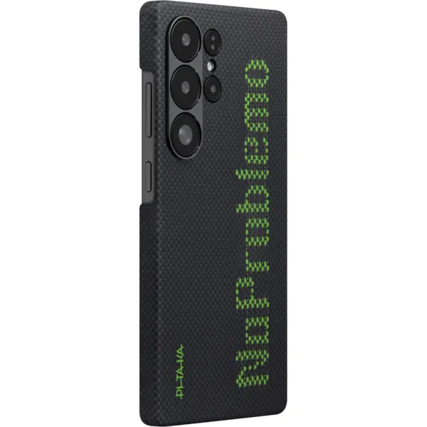 Pitaka Husa Pitaka Samsung Galaxy S25 Ultra Tactile Woven NoProblemo fosforescenta