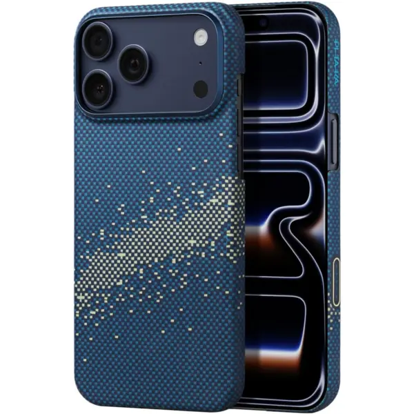 Pitaka Husa Pitaka StarPeak pentru iPhone 17 Pro Max, MagEz 7, Ultra-Slim, Milky Way Galaxy