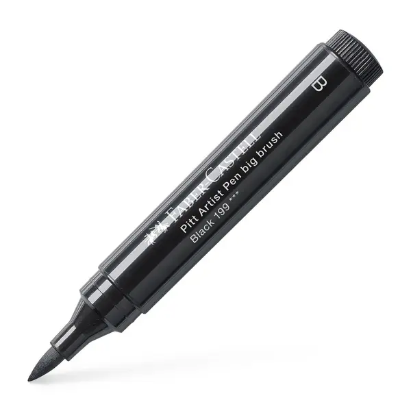 Pitt artist pen big brush negru Faber-Castell Pitt artist pen big brush negru Faber-Castell