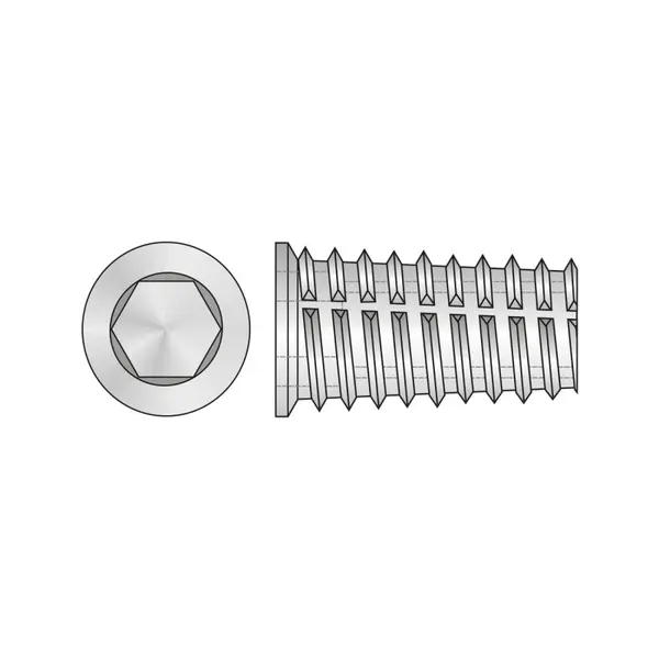 Piulita de Insertie Tip D Otel Zincat-M6x13 X0913613S