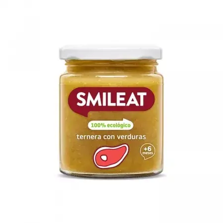 Piure Bio cu curcan si legume +6 luni, 230 g – Smileat