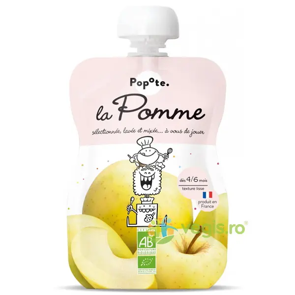 Piure cu 100% Mere +4/6 Luni Ecologic/Bio 120g