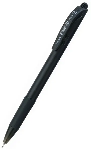 Pix automat Pentel BX417 - Feel It, 0.7 mm, negru