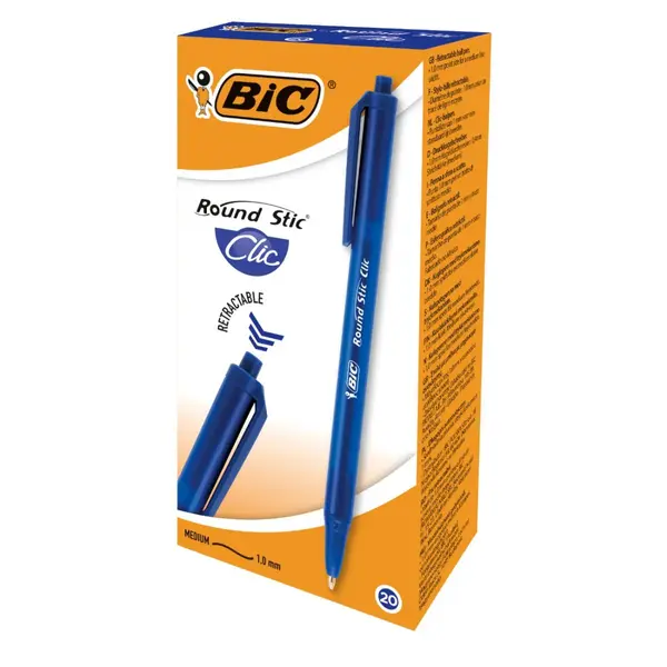 Pix Bic Round Stic Clic - engros
