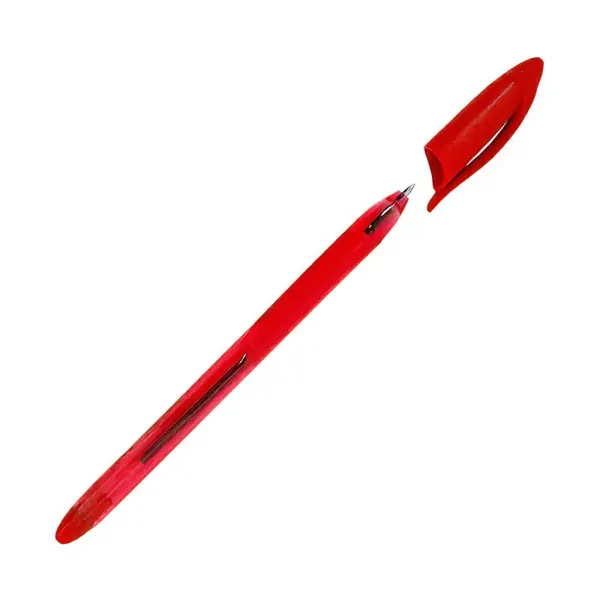 Pix cu bila Keyroad Sofjet, 0.7mm, cu capac, corp semitransparent in culoarea scrisului, grip cauciucat