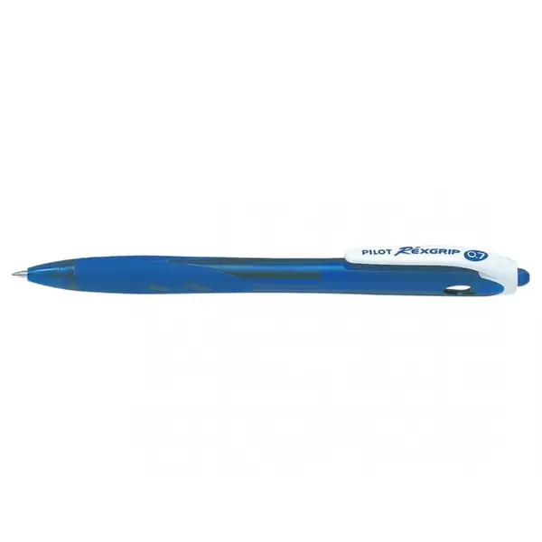 Pix cu bila Pilot Rexgrip diverse culori 0.7 mm cu click Pix cu bila Pilot Rexgrip diverse culori 0.7 mm cu click albastru