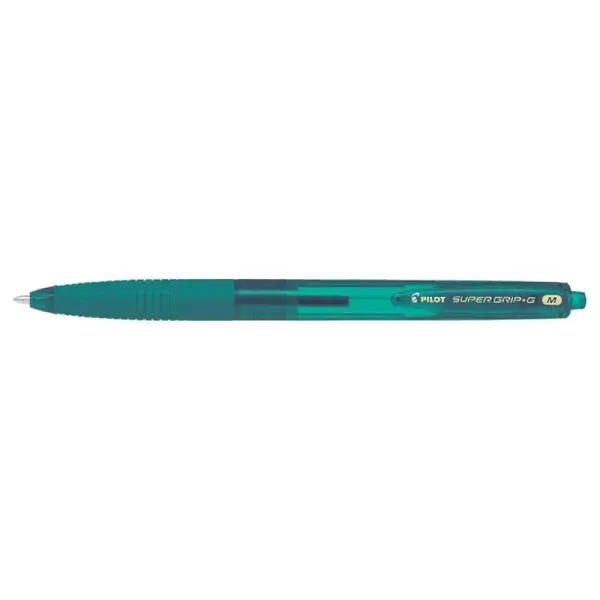 Pix cu bila Pilot Supergrip G diverse culori neon 1.0 mm cu click Pix cu bila Pilot Supergrip G diverse culori neon 1.0 mm cu click verde inchis