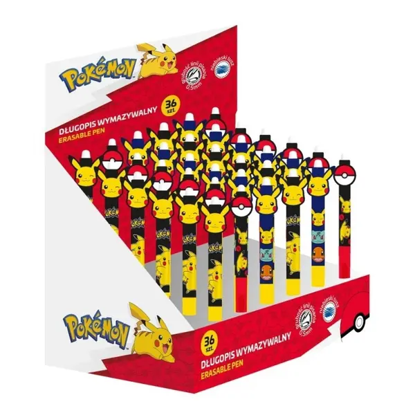 Pix cu bila St. Majewski Pokemon, cu mecanism, 0.5 mm, albastru, modele diverse