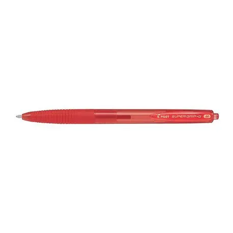 Pix cu bila Supergrip G Pilot 1.0 mm varf gros retractabil, rosu