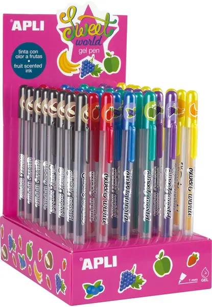 Pix cu gel Apli - Sweet World, sortiment