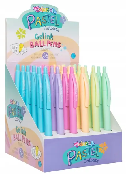 Pix cu gel Colorino - Pastel, asortiment