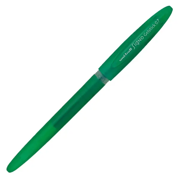 Pix cu gel Uni-ball Signo GelStick UM-170, 0.7mm, cu capac,scris verde