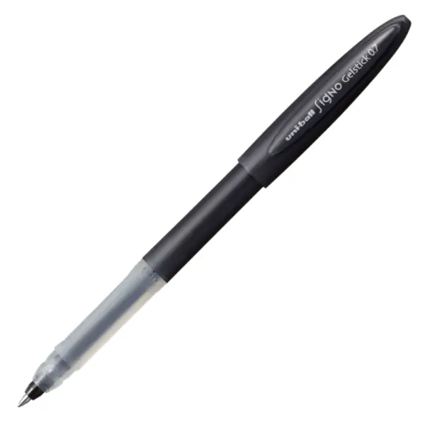 Pix cu gel Uni-ball Signo GelStick UM-170, 0.7mm, cu capac, scris negru