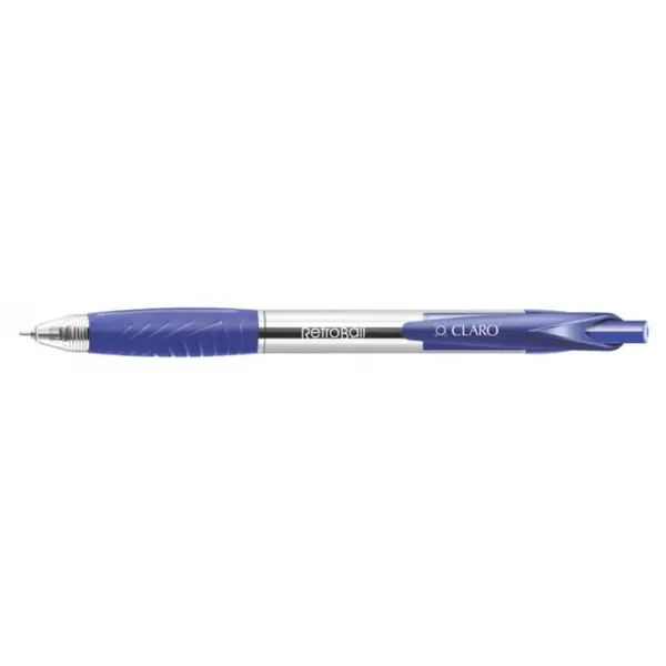 Pix cu Mecanism Retro Ball, Varf 0.7 mm, Albastru, Claro