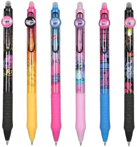Pix cu radieră Cool Pack Stitch - Black, sortiment
