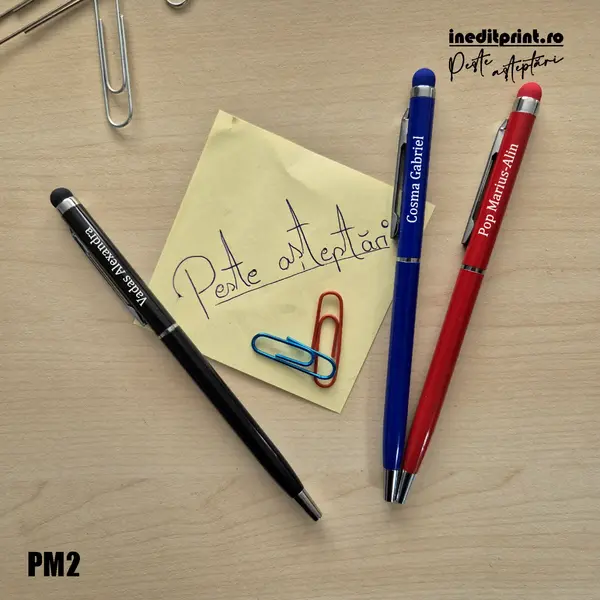 Pix metalic STYLUS TOUCH, PI3 Albastru