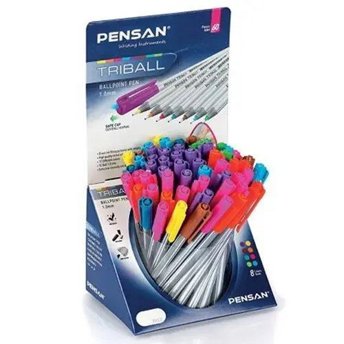 Pix Pensan Triball 60 display color mixt Neon - engros