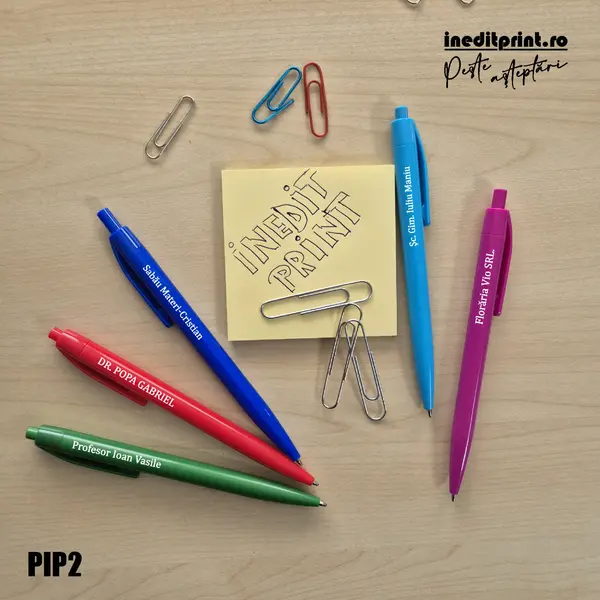 Pix plastic personalizat PIP2 ROȘU