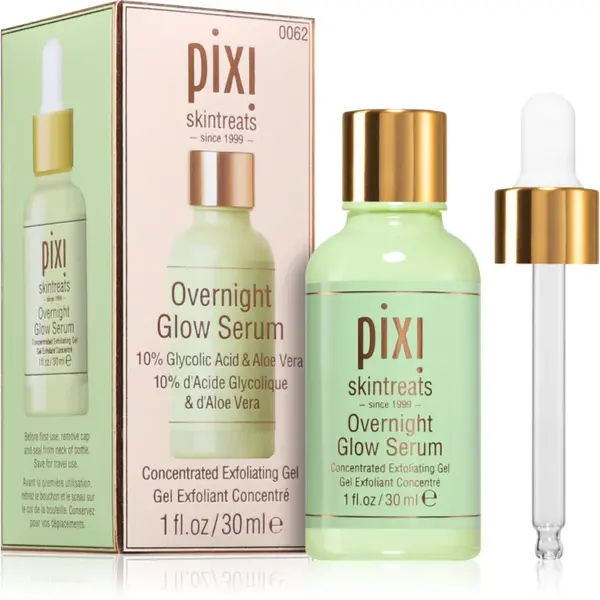 Pixi Overnight Glow Serum ser facial de noapte cu acid glicolic 30 ml