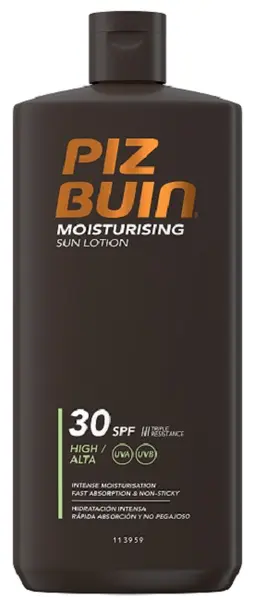 Piz Buin Moisturising Loțiune hidratantă de protecție solară, SPF30, 400 ml