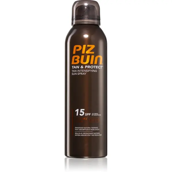 Piz Buin Tan & Protect spray protector accelerator de bronzare SPF 15 150 ml