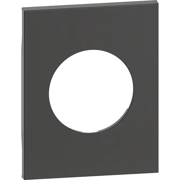 Placa 3 module adecvata pentru prize standard german Bticino Living Now KG04M3, negru