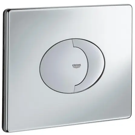 Placa actionare wc Grohe Skate Air 38506000, dubla actionare, 15.6 x 19.7 cm, orizontala, Crom