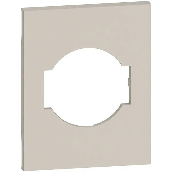 Placa adecvata pentru prize standard italian/ german Bticino Living Now KM03M3, nisip