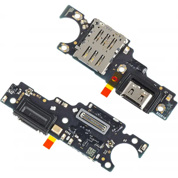 Placa cu Conector Incarcare - Microfon - Modul Cititor SIM Honor X7d 5G / 400 Smart 5G, Service Pack 0235AQTF