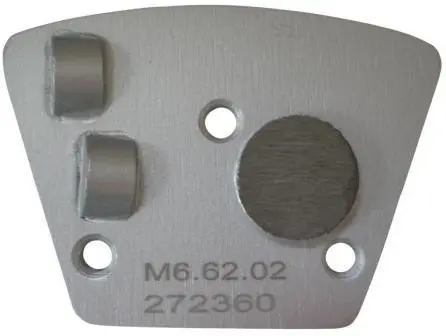 Placa cu segmenti diamantati pt. slefuire pardoseli - segment DPC 2x1/2 - prindere M6 - DXDH.8506.62.02-R