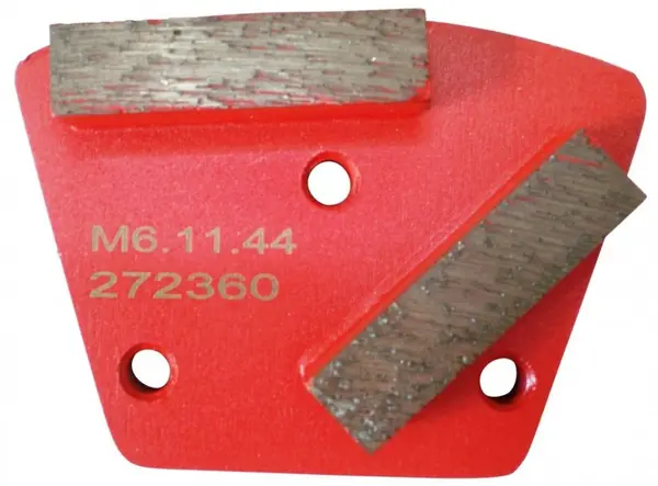 Placa cu segmenti diamantati pt. slefuire pardoseli - segment mediu (rosu) - # 150 - prindere M6 - DXDH.8506.11.46