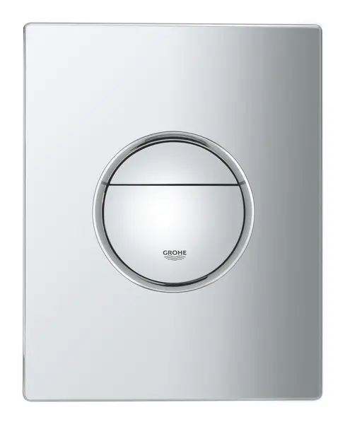 Placa de actionare Grohe, Sail wall plate WC, chrome, dubla actionare, verticala, 156 x 197, ABS, crom